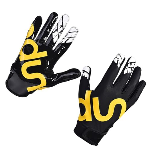 Fhkpsqkcn Baseball Handschuhe Fußball Handschuhe Sporthandschuhe Atmungsaktiv Vollfinger Handschuh Baseball Zubehör Für Männer Und Frauen von Fhkpsqkcn