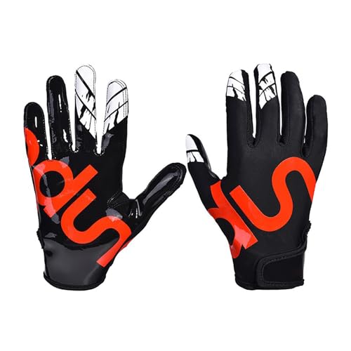 Fhkpsqkcn Baseball Handschuhe Fußball Handschuhe Sporthandschuhe Atmungsaktiv Vollfinger Handschuh Baseball Zubehör Für Männer Und Frauen von Fhkpsqkcn