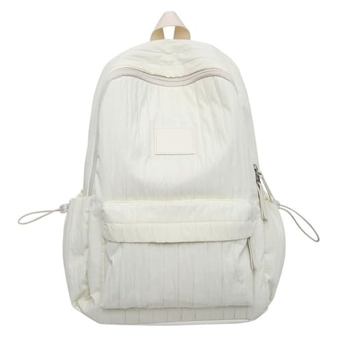 Rucksack Mit Großer Kapazität Vielseitiger Lässiger Tagesrucksack Schultasche Für Schüler Ästhetischer Faltenrucksack Reisetasche Für Teenager von Fhkpsqkcn