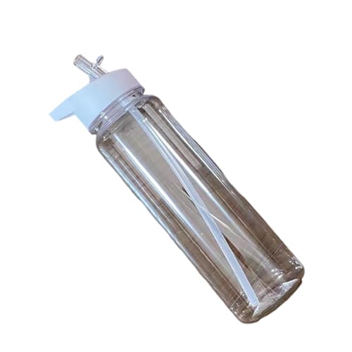 Fhsqwernm 700 ml leichte Wasserflasche für Reisen, auslaufsichere Trinkflasche, Outdoor-Sport, Wasserflasche mit Strohhalm von Fhsqwernm