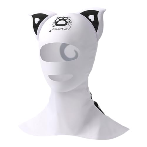 Fhsqwernm Tauchen Facekini Sonnenschutz Vollgesichtsmaske Kopf Hals Abdeckung Gesicht Elastische Badekappen Für Wassersportler von Fhsqwernm