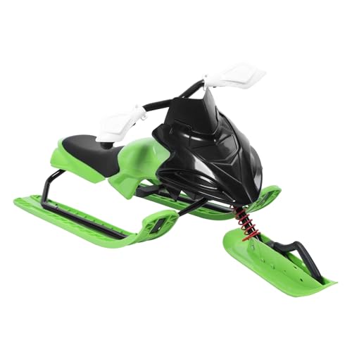 Fiauli Snow Racer-Schlitten mit empfindlicher Bremse und verstellbarem 3-Gang-Kissen, 198 Pfund schweres Skateboard Kohlenstoffstahlrahmen, Winter-Outdoor-Aktivitäts-Skischlitten-Gleitbrett für Kin von Fiauli