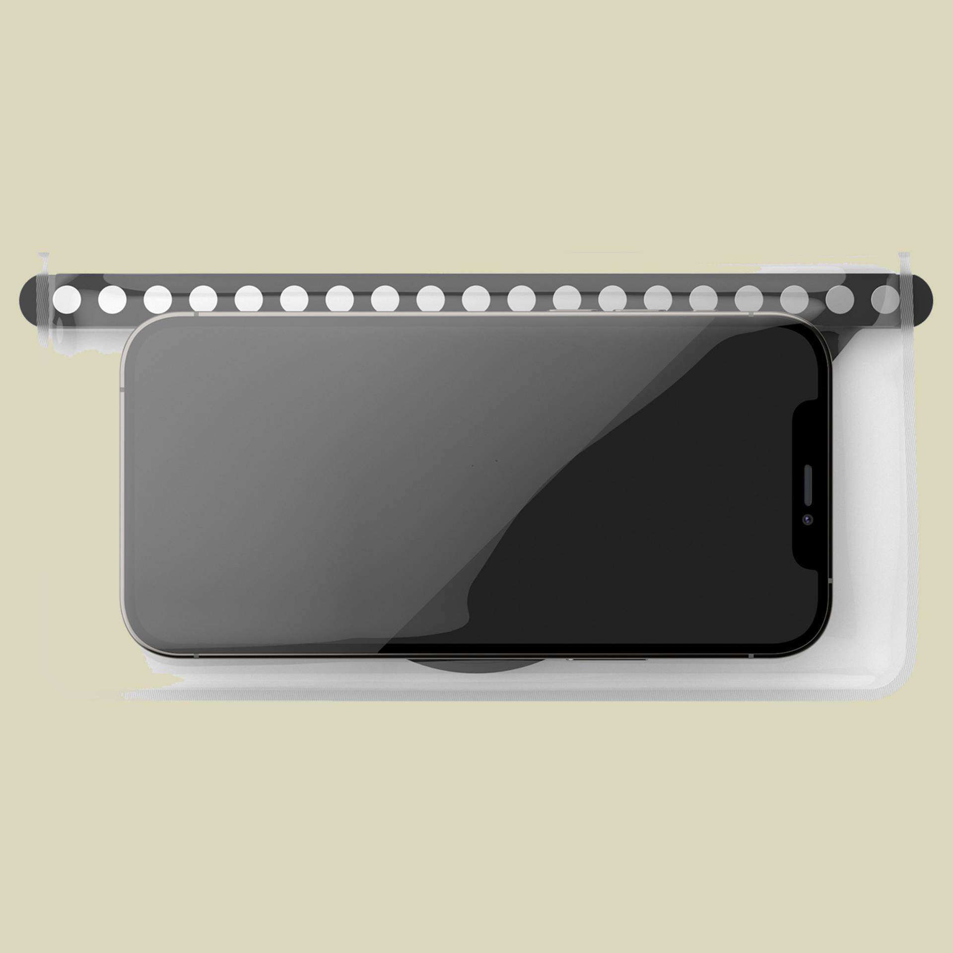Vacuum universal phone case Größe L Farbe black-transparent von Fidlock