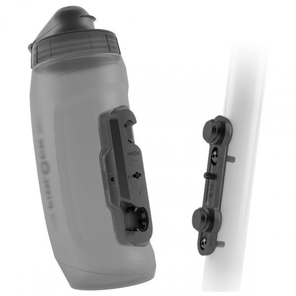 Fidlock - Bottle 590 + Bike Base - Fahrrad Trinkflasche Gr 590 ml grau;schwarz/grau von Fidlock