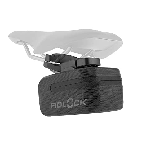Fidlock Unisex – Erwachsene Push Saddle Bag 400 Fahrradtasche, Schwarz, 400ml von Fidlock