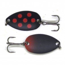Fidusen Miniblinker aus Dänemark in 2,8 gr. Farbe: schwarz mit roten Punkten Fidusen Miniblinker aus Dänemark in 2,8 gr. Farbe: schwarz mit roten Punkten von Fidusen