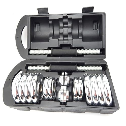 Fidusport 20 kg Hantel Set Silber Kofferset Hanteln Dumbbell Set" Metall Chrom Fidusport 20 kg Hantel Set Silber Kofferset Hanteln Dumbbell Set" Metall Chrom von Fidusport