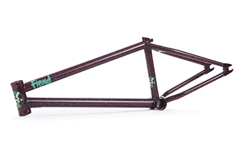 Fiend BMX Unisex – Erwachsene Reynolds V2 Frame 20.75" In Stock BMX, Flat Trans Merlot/White Splatter von Fiend BMX