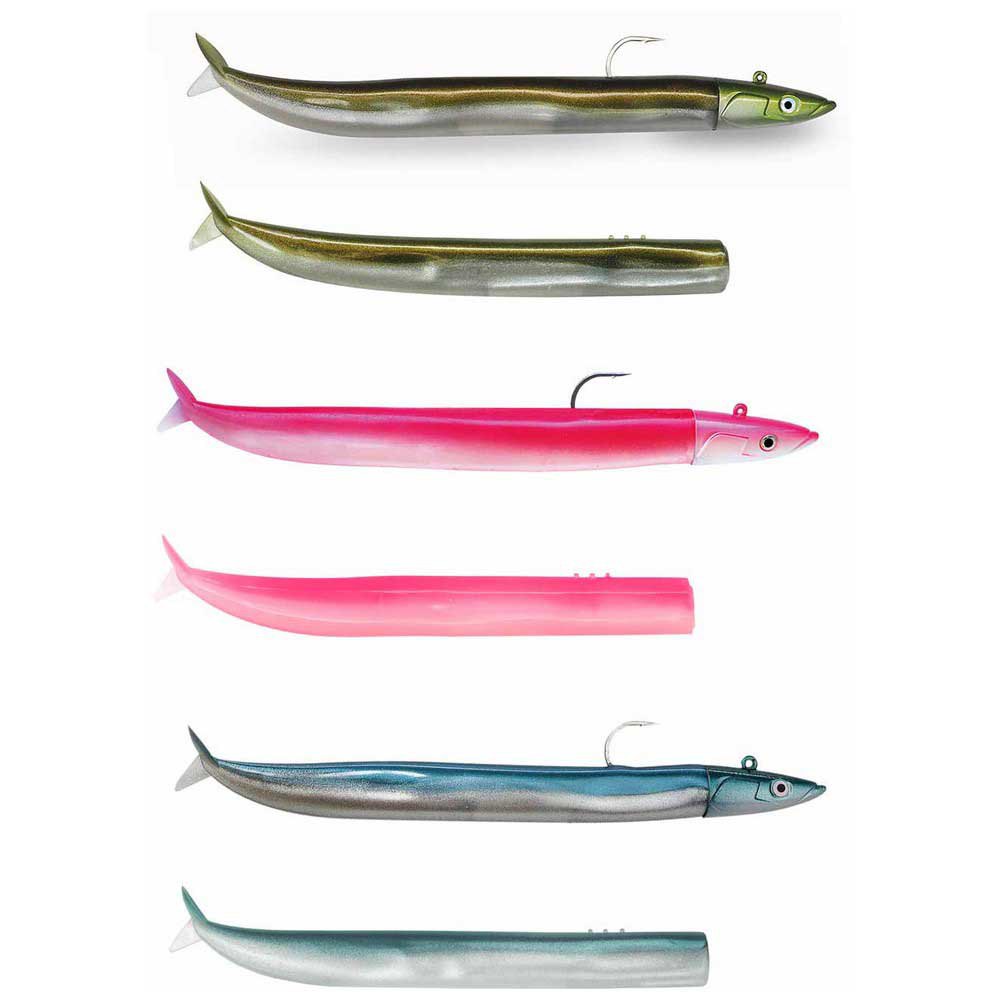 Fiiish Crazy Sand Eel Combo Offshore Soft Lure 60g 220 Mm Mehrfarbig von Fiiish