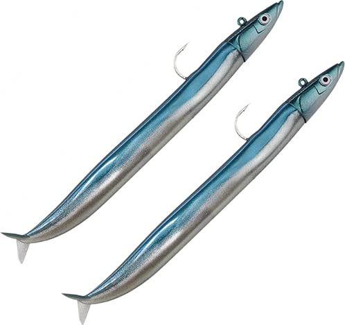 Fiiish Double Combo Off Shore Crazy Sand EEL No.1-10cm - 10g - Pearl Blue - CSE5006 Fiiish Double Combo Off Shore Crazy Sand EEL No.1-10cm - 10g - Pearl Blue - CSE5006 von Fiiish
