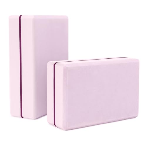 Fiita Hochstabiler Yoga Block- 2er Set Klotz auch für Anfänger Meditiation & Pilates, Fitness Zubehör Hilfmittel für Regeneration, Rücken, Dehnübungen & Blockaden Training, Zwei Blocks Stück Fiita Hochstabiler Yoga Block- 2er Set Klotz auch für Anfänger Meditiation & Pilates, Fitness Zubehör Hilfmittel für Regeneration, Rücken, Dehnübungen & Blockaden Training, Zwei Blocks Stück von Fiita