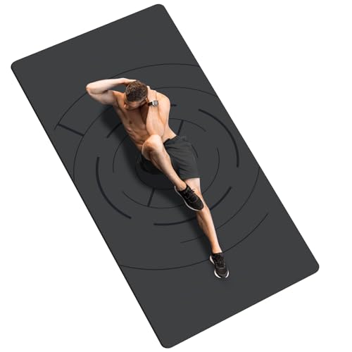 Fiita Yogamatte Lang und Breit 200x100cm Dick 6mm/12mm TPE Sportmatte Fitnessmatte rutschfest für Pilates Gym Training Workouts Abriebfest Desinfizierbar Mit Schuhen Benutzbar Fiita Yogamatte Lang und Breit 200x100cm Dick 6mm/12mm TPE Sportmatte Fitnessmatte rutschfest für Pilates Gym Training Workouts Abriebfest Desinfizierbar Mit Schuhen Benutzbar von Fiita