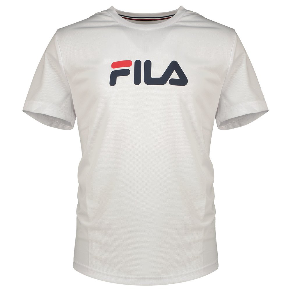 Fila Sport Logo Short Sleeve T-shirt Weiß 2XL Mann von Fila Sport