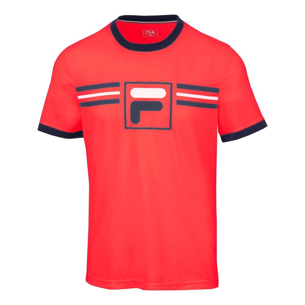 Fila Sport Oscar Short Sleeve T-shirt Rot XL Mann von Fila Sport