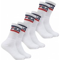 FILA Unisex Sportsocken "Falk" 3 Paar weiß FS24T001-100-White FILA Unisex Sportsocken "Falk" 3 Paar weiß FS24T001-100-White von Fila