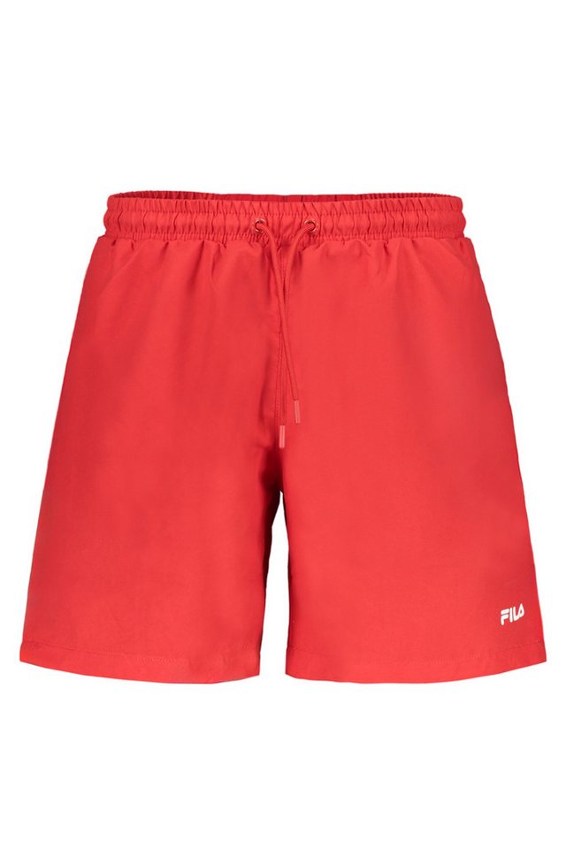 Fila Badeshorts Herren Badehose Rot mit Slip & Taschen - Elastikbund & Kordelzug Fila Badeshorts Herren Badehose Rot mit Slip & Taschen - Elastikbund & Kordelzug von Fila