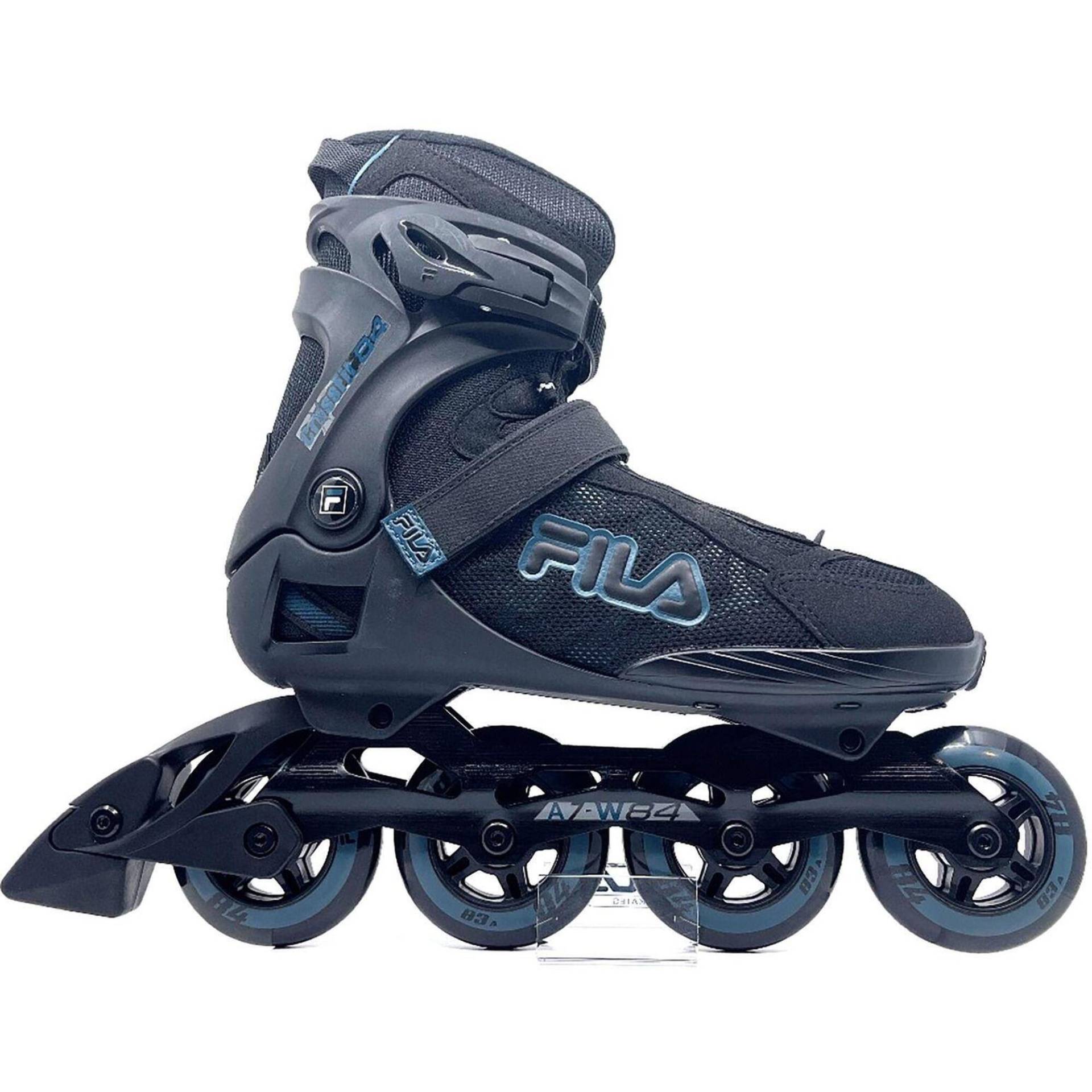 Fila Crossfit 84 Skates schwarz mit Softboots und 84 mm Rollen von Fila