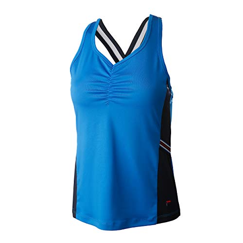 Fila Damen, Frida Tank-Top Hellblau, Dunkelblau, XL Oberbekleidung Fila Damen, Frida Tank-Top Hellblau, Dunkelblau, XL Oberbekleidung von FILA
