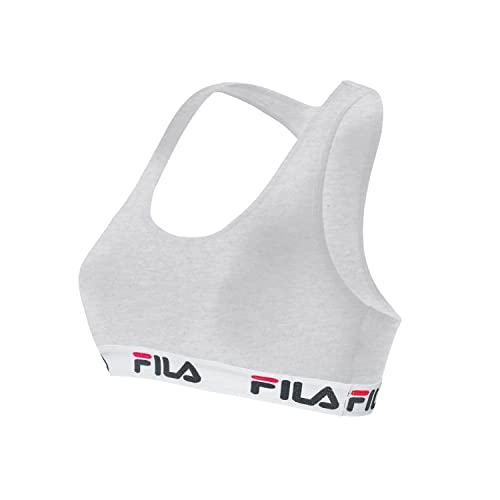 Fila Damen 1-Pack Urban Bra Fu6042 Sport-BH, Grau (Grey 400), X-Large (Herstellergröße:XL) von FILA