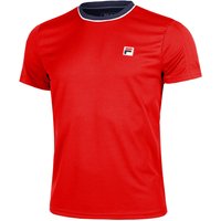 Fila Enzo T-Shirt Herren in rot, Größe: M von Fila