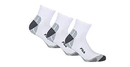 Fila F1615, Socken Uni, weiß, 35/38 von FILA
