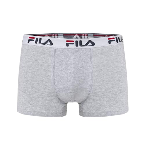 Fila Herren Boxers 2-stück FU5016/2 Man Boxer 400 S, 400 Grey, S, FU5016/2 Fila Herren Boxers 2-stück FU5016/2 Man Boxer 400 S, 400 Grey, S, FU5016/2 von FILA