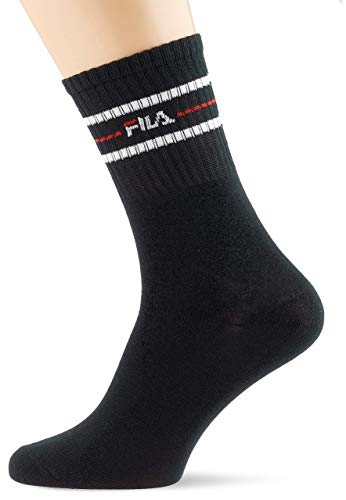 Fila F9092, Socken Uni, schwarz, 39/42 von FILA