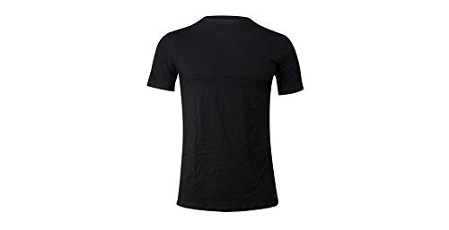 Fila Herren Rundhals T-shirt FU5002 MAN ROUND NECK UNDERSHIRT 200 M, 200 Black, M, FU5002 von FILA