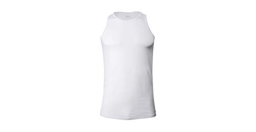 Fila Herren Rundhals Tank Top FU5033 Man Round Neck Tank TOP 300 M, 300 White, M, FU5033 Fila Herren Rundhals Tank Top FU5033 Man Round Neck Tank TOP 300 M, 300 White, M, FU5033 von FILA