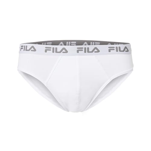 Fila Herren Slip FU5003 Man Brief 300 M, 300 White, M, FU5003 von FILA