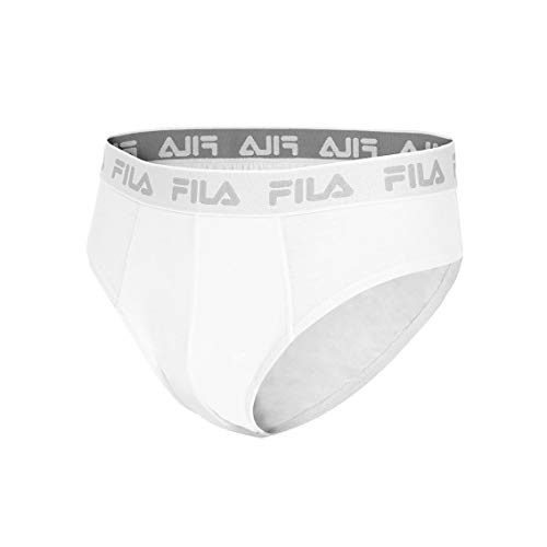 Fila Herren Slip FU5003 Man Brief 300 XXL, 300 White, XXL, FU5003 Fila Herren Slip FU5003 Man Brief 300 XXL, 300 White, XXL, FU5003 von FILA