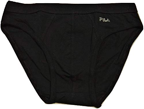 Fila Herren Slip FU5038 Man Brief 200 M, 200 Black, M, FU5038 von FILA