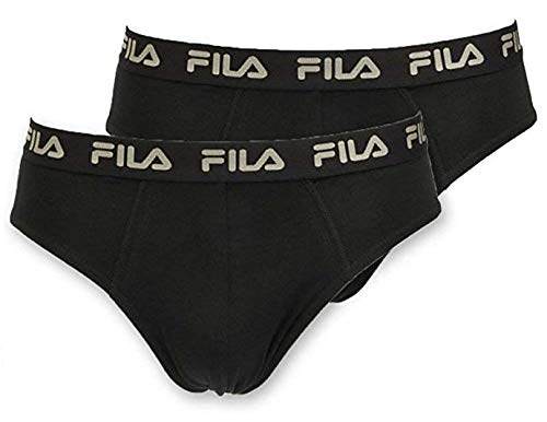 Fila Herren Slips 2-stück FU5003/2 Man Brief 300 XL, 300 White, XL, FU5003/2 von FILA