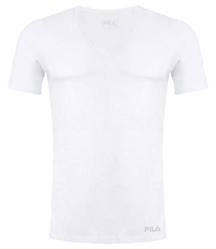 FILA Herren Fu5001 T-shirt Herren T shirt, Weiß, L EU FILA Herren Fu5001 T-shirt Herren T shirt, Weiß, L EU von FILA