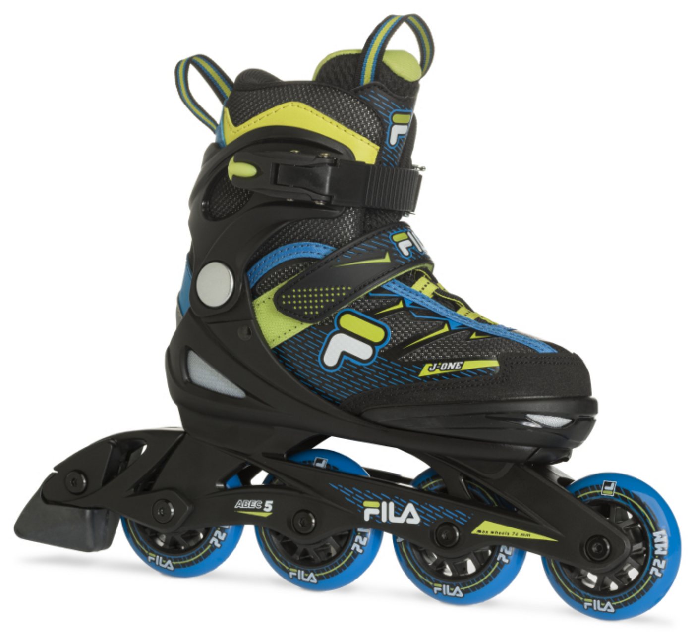 Fila Inlineskates FILA Inline Skate J-One - blau/lime - verstellbar Fila Inlineskates FILA Inline Skate J-One - blau/lime - verstellbar von Fila