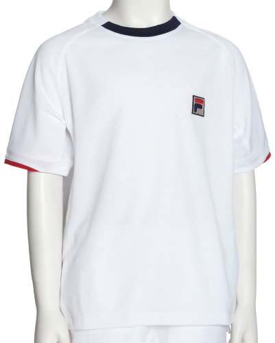 Fila Kinder Tennis T-Shirt, White, XL, UA00054100 von FILA