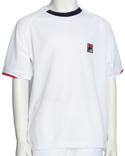 Fila Kinder Tennis T-Shirt, White, XL, UA00054100 Fila Kinder Tennis T-Shirt, White, XL, UA00054100 von FILA