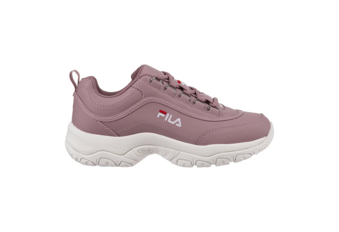Fila Rosso Strada Low WMN Sneaker mit gestickten Markenschriftzügen Fila Rosso Strada Low WMN Sneaker mit gestickten Markenschriftzügen von Fila