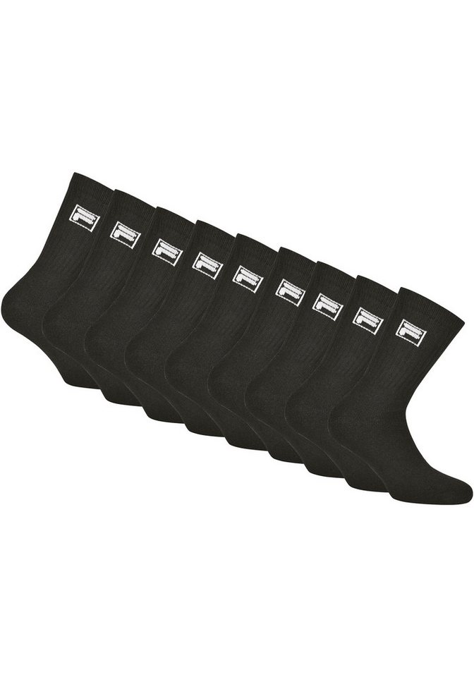 Fila Sportsocken (9-Paar) mit langem Rippenbündchen von Fila