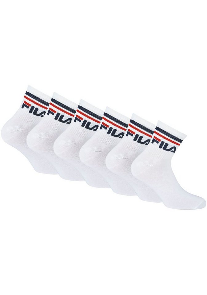 Fila Sportsocken (Packung, 6-Paar) Klassische Tennis-Sportsocken von Fila