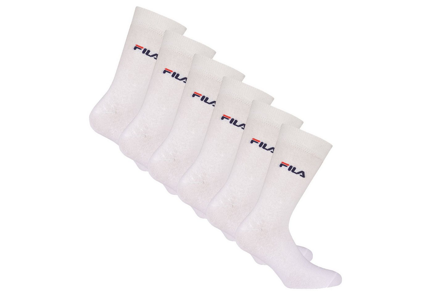 Fila Sportsocken Unisex Socken, 6er Pack - Crew Socks, Strümpfe, (Packung, 6er Pack) Fila Sportsocken Unisex Socken, 6er Pack - Crew Socks, Strümpfe, (Packung, 6er Pack) von Fila