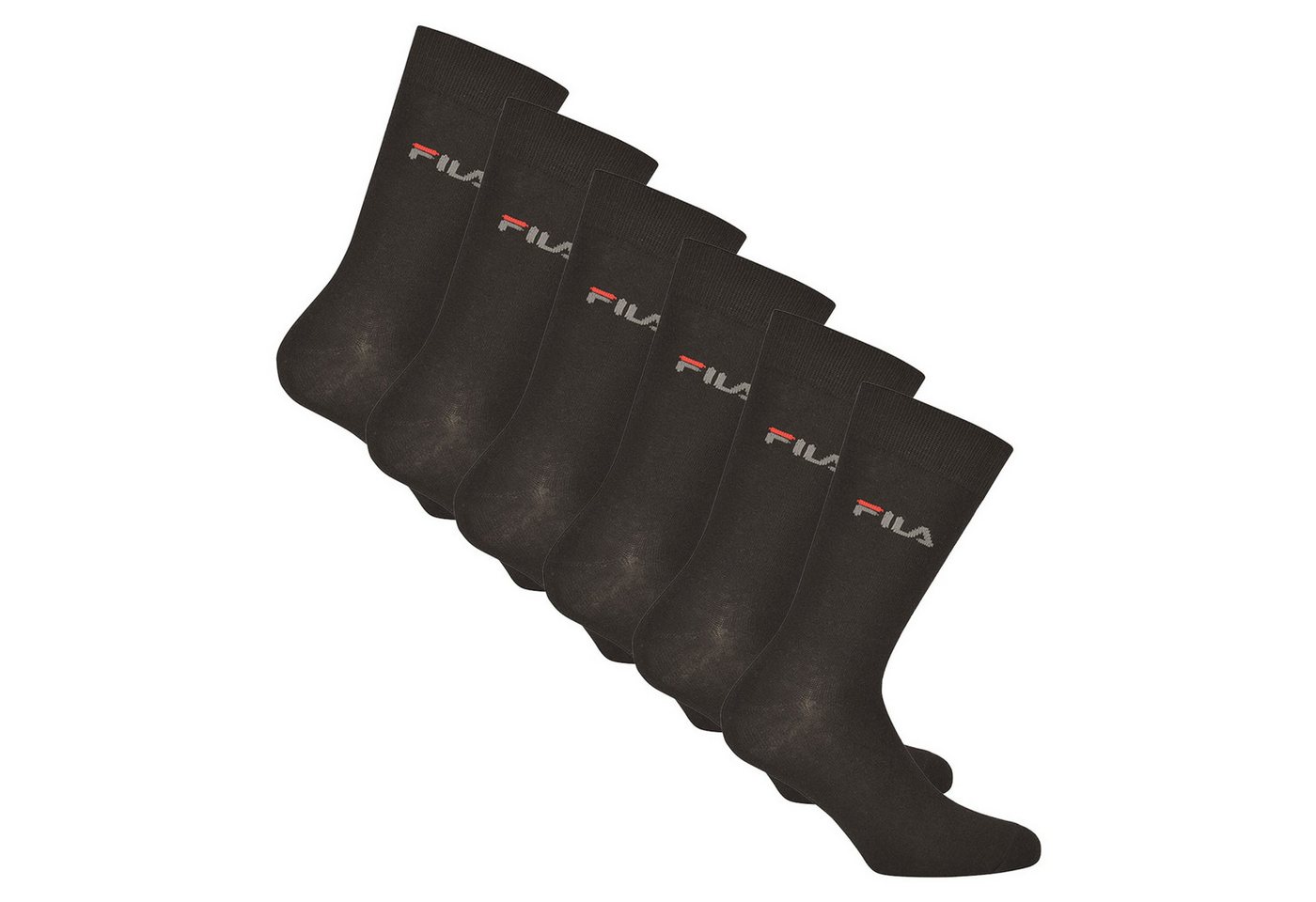 Fila Sportsocken Unisex Socken, 6er Pack - Crew Socks, Strümpfe, (Packung, 6er Pack) Fila Sportsocken Unisex Socken, 6er Pack - Crew Socks, Strümpfe, (Packung, 6er Pack) von Fila