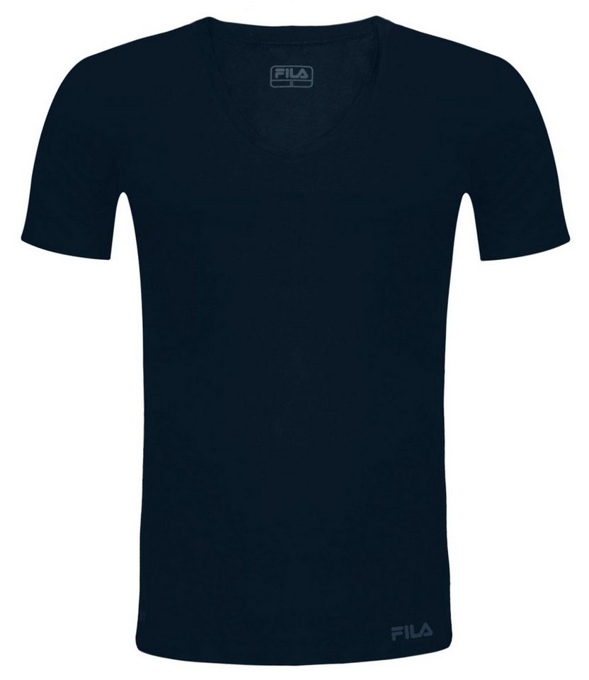 Fila T-Shirt V-Neck aus weichem Baumwolljersey Fila T-Shirt V-Neck aus weichem Baumwolljersey von Fila
