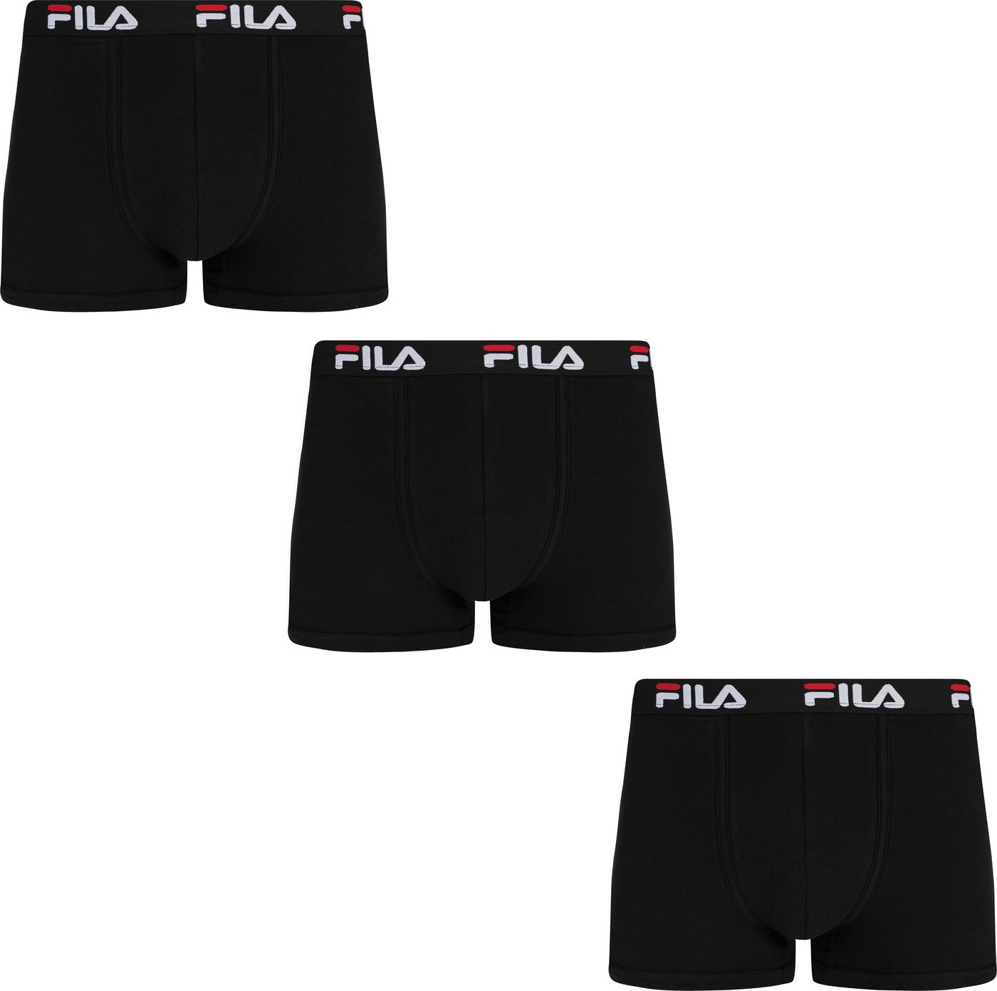 Fila Trunk (3er Pack) mit Logoschriftzug am Bund von Fila