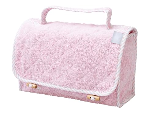 Filet - Kulturbeutel aus Baumwoll-Frottee mit wasserdichtem Innenfutter | Kulturbeutel | Dim 28 x 17 x 10 cm | Made in Italy, Rosa, Kosmetiktasche rosa gesteppt mit Knebelverschluss Filet - Kulturbeutel aus Baumwoll-Frottee mit wasserdichtem Innenfutter | Kulturbeutel | Dim 28 x 17 x 10 cm | Made in Italy, Rosa, Kosmetiktasche rosa gesteppt mit Knebelverschluss von Filet