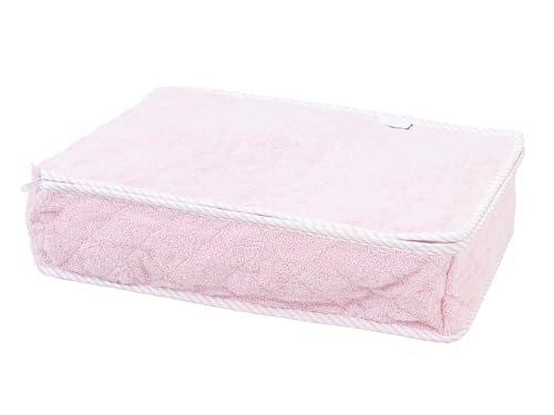 Filet - Tasche für Hemden und Hemden mit Reißverschluss, aus Baumwollfrottee, wasserabweisende Innenseite, Maße 40 x 28 x 10 cm, hergestellt in Italien, Farbe Rosa, Rosa, Hemdtasche rosa Filet - Tasche für Hemden und Hemden mit Reißverschluss, aus Baumwollfrottee, wasserabweisende Innenseite, Maße 40 x 28 x 10 cm, hergestellt in Italien, Farbe Rosa, Rosa, Hemdtasche rosa von Filet