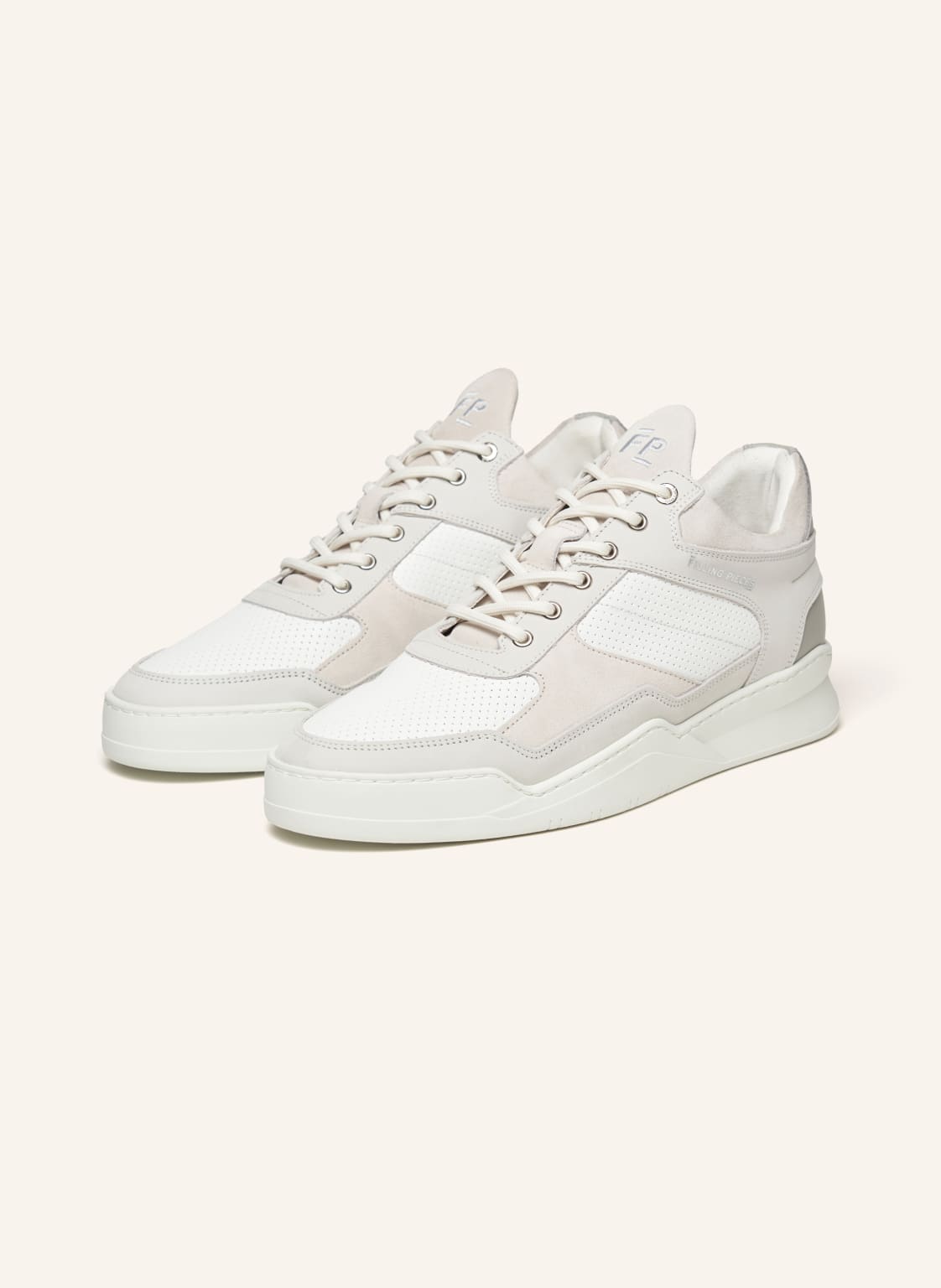 Filling Pieces Sneaker Low Top Ghost Paneled weiss von Filling Pieces