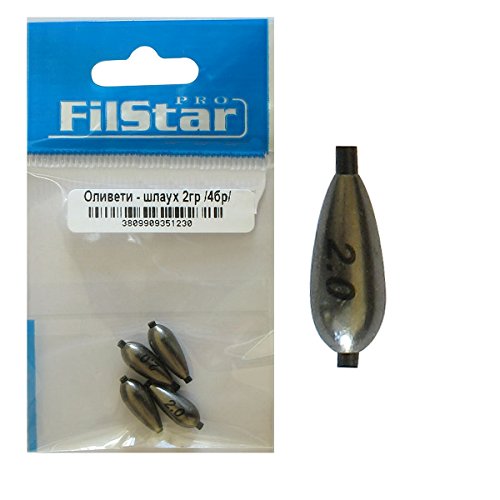 Filstar PRO präzises Olivetti Blei Birnenblei Tropfenblei 5 Stück 1,5g Filstar PRO präzises Olivetti Blei Birnenblei Tropfenblei 5 Stück 1,5g von Filstar
