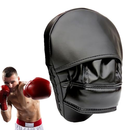 Boxing Gloves Pads, Training Hand Pads Curved, Boxing Pads Mitts, Jab Target Hand Pads, Karate Training Boxing Mitts, Easy to Use, Portable for Kickboxing Martial Arts Muay Thai Karate von Filvczt