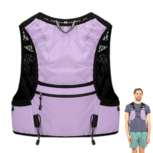 Running Hydration Vest Backpack, Running Hydration Pack, Running Hydration Vest, Lightweight Insulated Pack, Lightweight Functional Hydration Pack, Easy to Use, Portable for Hiking von Filvczt